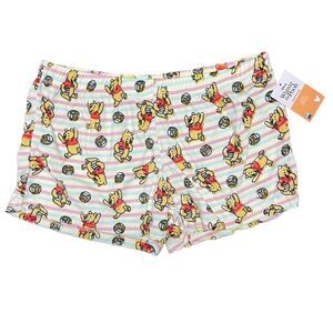 Disney Winnie The Pooh Pink Comfy Sleepwear Shorts Size Medium NEW